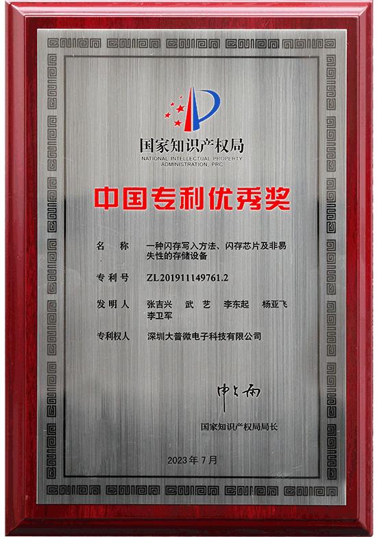 The 24rd China Patent Excellence Award