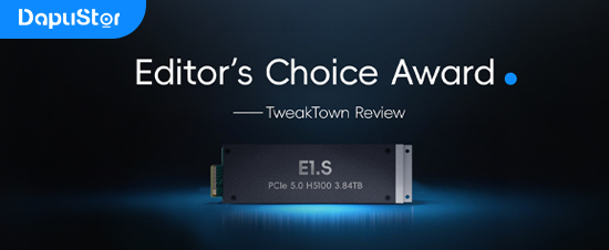 TweakTown Editor’s Awards: DapuStor H5100 3.84TB E1.S